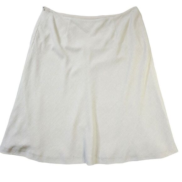 Armani Collezioni Khaki Fit n Flare Skirt, Size 14 - Picture 4 of 8